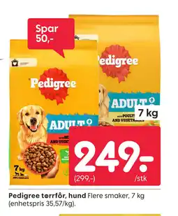 Rusta PEDIGREE torrfôr, hund tilbud