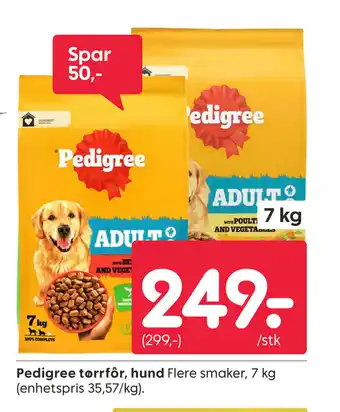 Rusta PEDIGREE torrfôr, hund tilbud