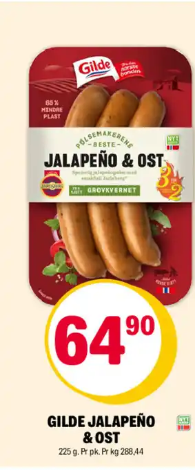 Coop Extra Gilde jalapeño & ost tilbud