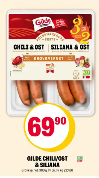 Coop Extra GILDE CHILI/OST & SILIANA tilbud