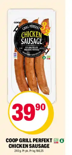 Coop Extra COOP GRILL PERFEKT CHICKEN SAUSAGE tilbud