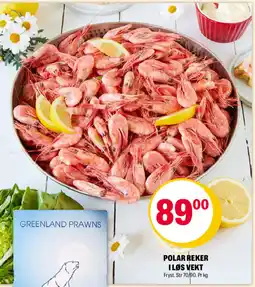 Coop Extra Polar reker i løs vekt tilbud