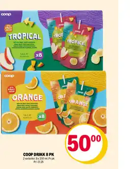 Coop Extra Coop drikk 8 pk tilbud