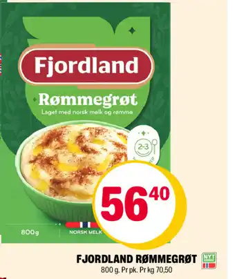 Coop Extra Fjordland rømmegrøt tilbud