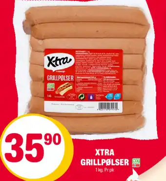 Coop Extra Xtra grillpølser tilbud
