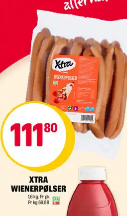 Coop Extra Xtra wienerpølser tilbud