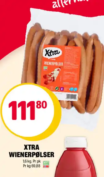 Coop Extra Xtra wienerpølser tilbud