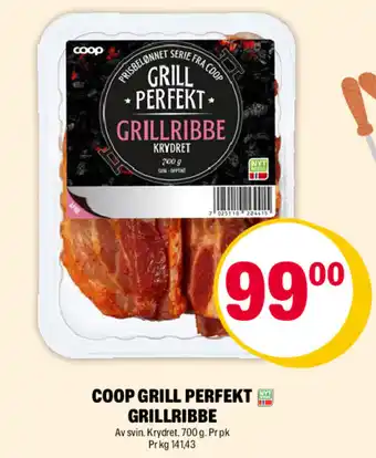 Coop Extra Coop grill perfekt grillribbe tilbud