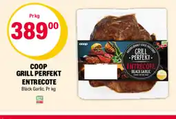 Coop Extra COOP GRILL PERFEKT ENTRECOTE Black Garlic. Pr kg tilbud