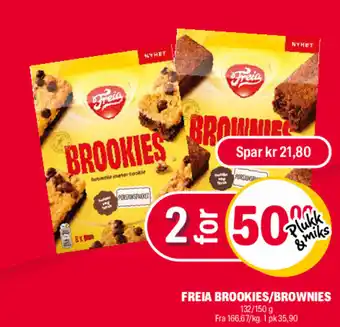 Coop Extra FREIA BROOKIES/BROWNIES tilbud