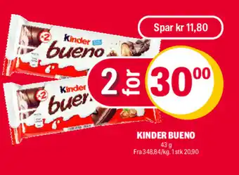 Coop Extra KINDER BUENO tilbud