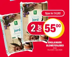 Coop Extra ANGLAMARK BLOMSTERJORD tilbud