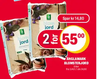 Coop Extra ANGLAMARK BLOMSTERJORD tilbud