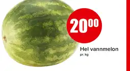 Spar Hel vannmelon pr. kg tilbud