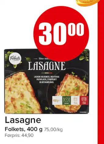 Spar Lasagne tilbud