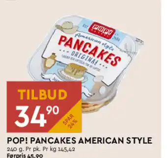 Coop Mega POP! PANCAKES AMERICAN STYLE tilbud