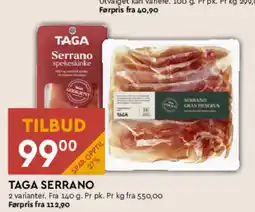 Coop Mega Taga serrano tilbud