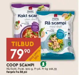 Coop Mega COOP SCAMPI tilbud