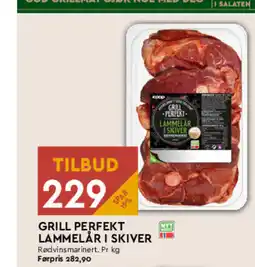 Coop Mega Grill -perfekt- lammelár iskiver lammelår i skiver it tilbud