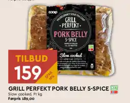Coop Mega GRILL PERFEKT PORK BELLY 5-SPICE tilbud