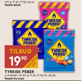 Coop Mega Tyrkisk peber® tilbud