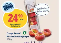 Coop Mega Coop Smak*2 Fersken Paraguayo tilbud