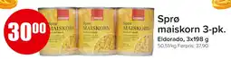 Spar Sprø maiskorn 3-pk tilbud