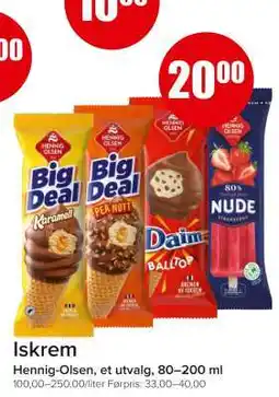 Spar Iskrem tilbud