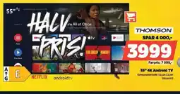 POWER THOMSON 55" 4K Android TV tilbud