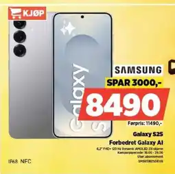 POWER SAMSUNG Galaxy S25 Forbedret Galaxy Al tilbud