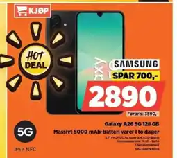 POWER SAMSUNG Galaxy A26 5G 128 GB tilbud