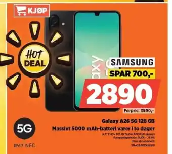 POWER SAMSUNG Galaxy A26 5G 128 GB tilbud