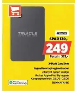 POWER TRIACLE X-Mark Card One tilbud