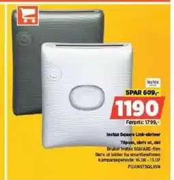 POWER Instax instax square link-skriver tilbud