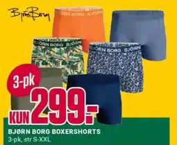 Europris Bjørn borg boxershorts 3-pk, str s-xxl tilbud