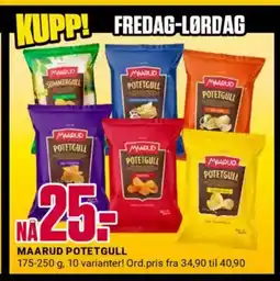 Europris Maarud potetgull tilbud