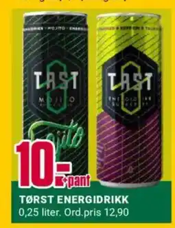 Europris Tørst energidrikk tilbud