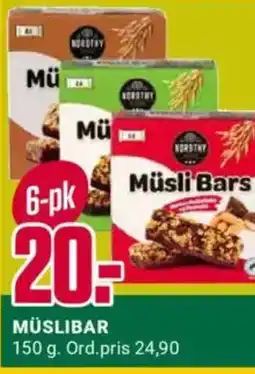Europris MüsliBars tilbud