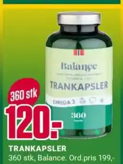 Europris Balance TRANKAPSLER tilbud