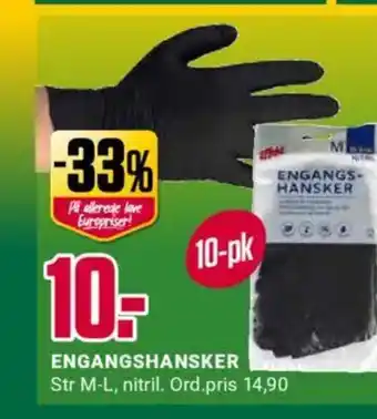Europris Engangshansker tilbud