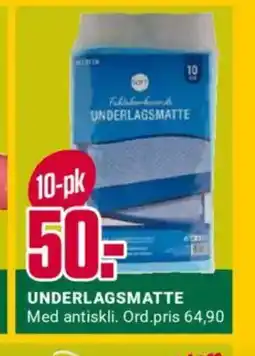 Europris Underlagsmatte tilbud