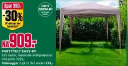 Europris Partytelt easy-up tilbud