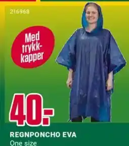 Europris REGNPONCHO EVA tilbud