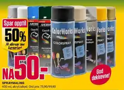 Europris SPRAYMALING tilbud