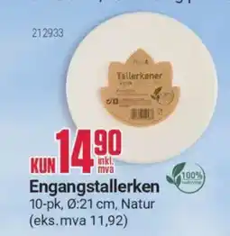 Europris Engangstallerken tilbud