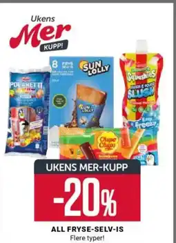 Europris ALL FRYSE-SELV-IS tilbud