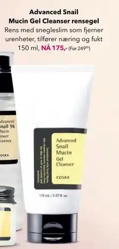Apotek 1 Advanced Snail Mucin Gel Cleanser rensegel tilbud