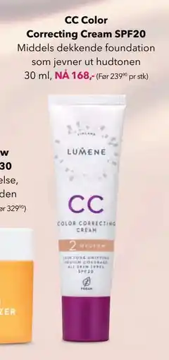Apotek 1 CC Color Correcting Cream SPF20 tilbud