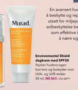 Apotek 1 Environmental Shield dagkrem med SPF30 tilbud