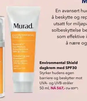 Apotek 1 Environmental Shield dagkrem med SPF30 tilbud